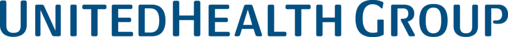 blue sans serif text reading "UNITEDHEALTH GROUP" logo